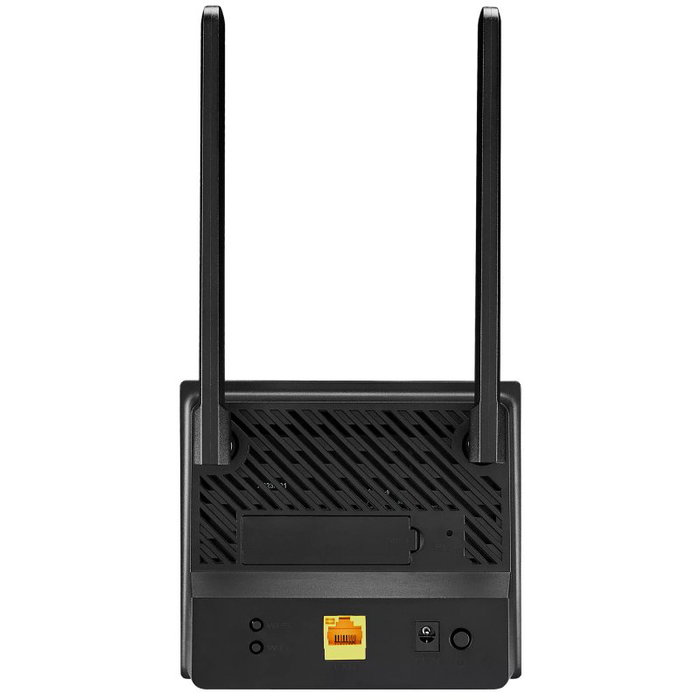 Asus 4G-N16 Router Inalámbrico 4G LTE con WiFi de 300 Mbps, 2.4GHz, 4 Antenas, Puerto LAN, Compatible con Tarjeta SIM, Modelo 90IG07E0-MO3H00
